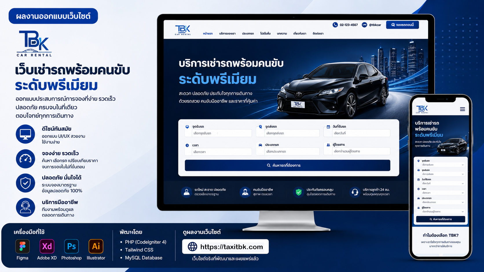 ผลงาน เเท็กซี่ TBK - STMAXCODE